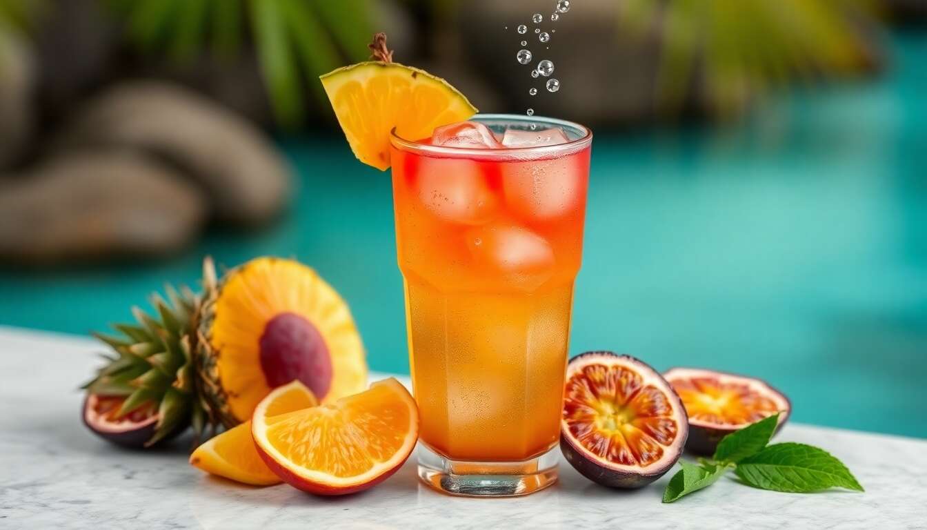 Recette du cocktail Bora Bora Brew : un voyage exotique dans votre verre