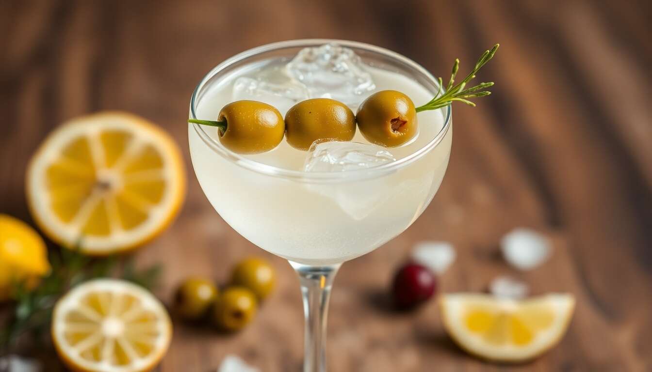 Recette du cocktail Ouzo Tini : un apéritif rafraîchissant