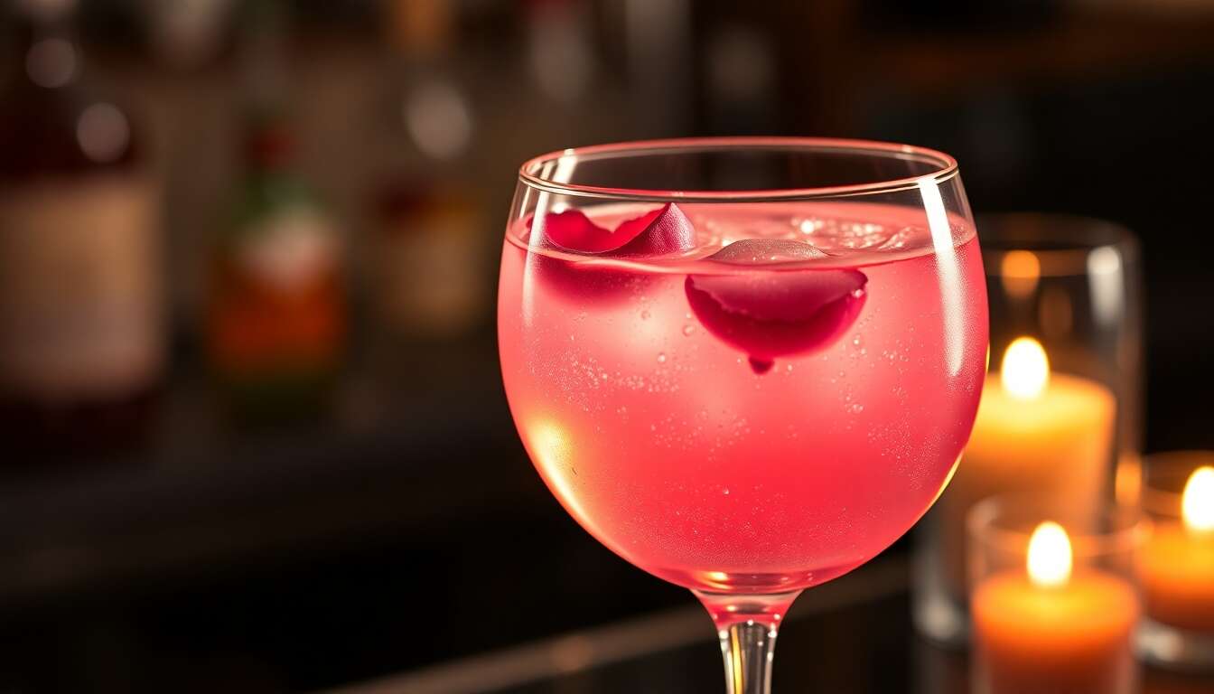 Recette du cocktail Rose de la Nuit