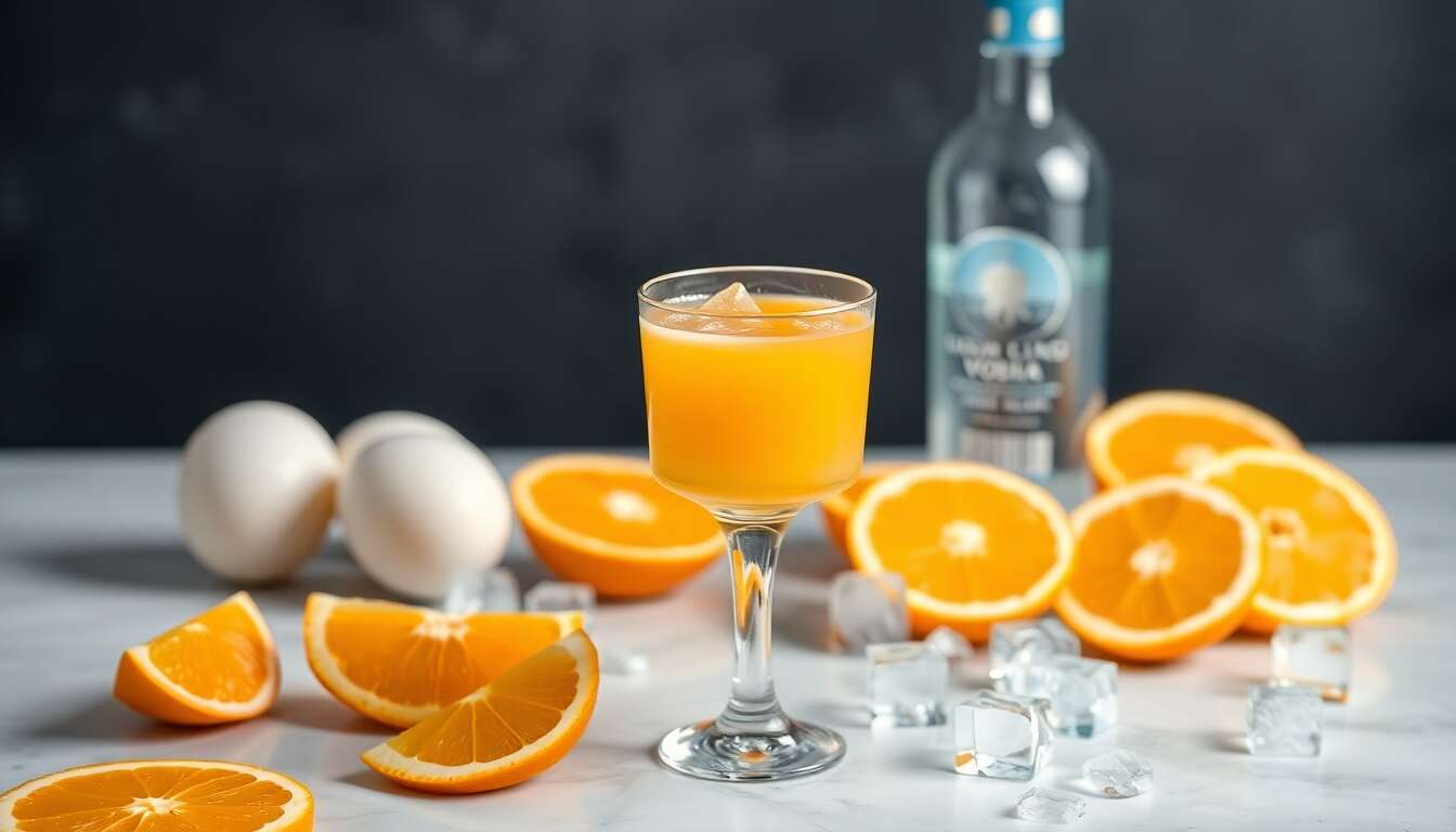 Recette du cocktail Screwdriver : mélangez vodka et jus d'orange