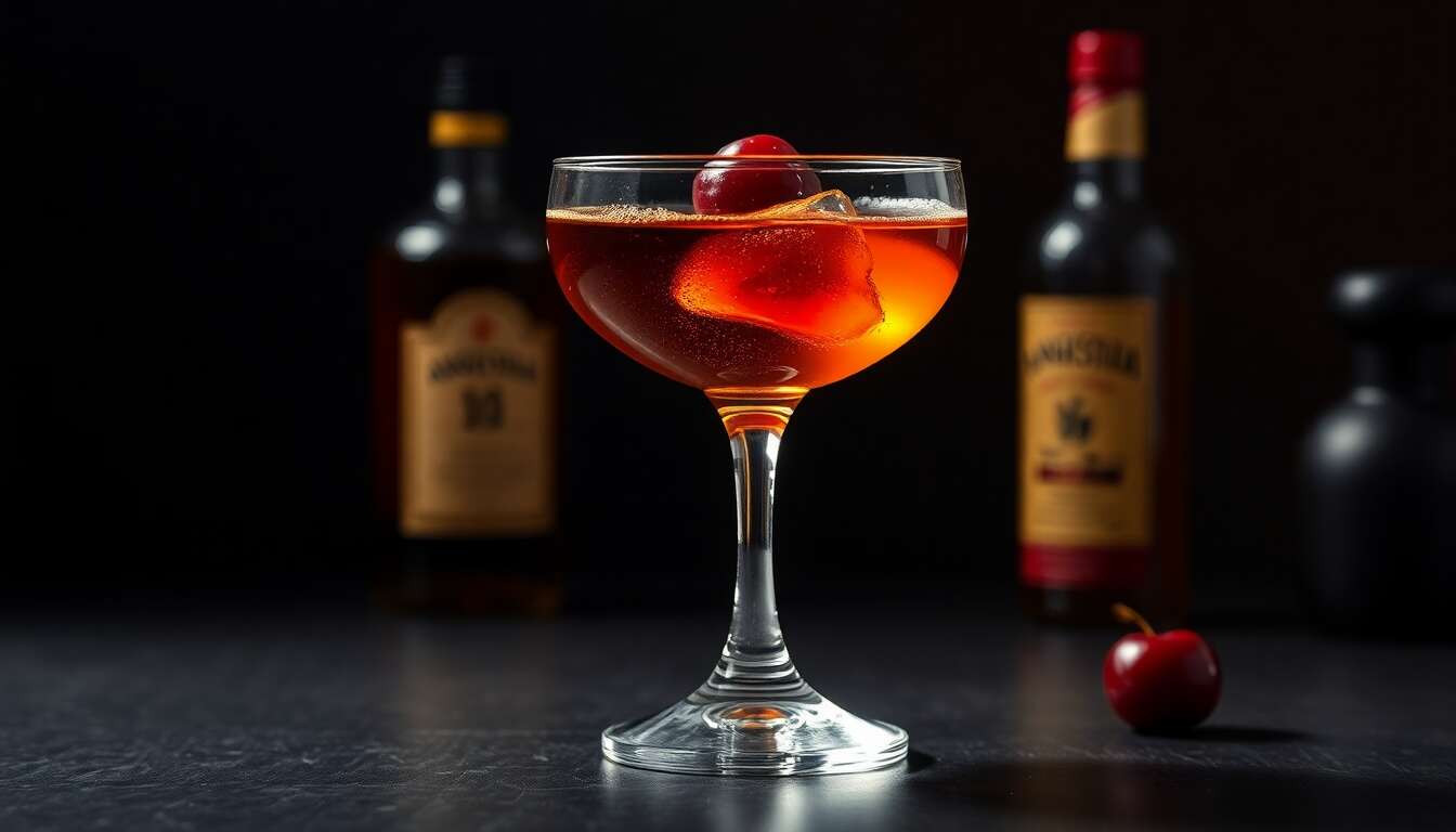 Cocktail Manhattan : recette classique et raffinée