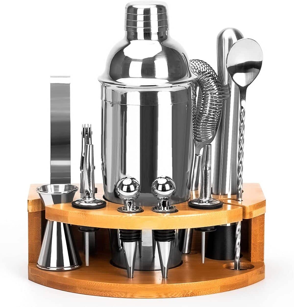 Test Kit Barman : shaker et Accessoires en Inox