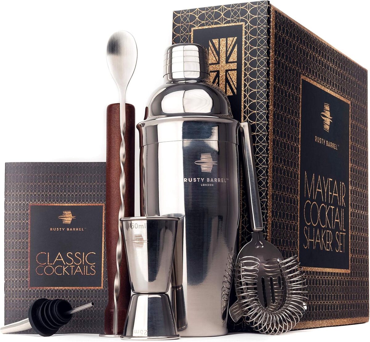 Test Rusty Barrel Mayfair : le kit à cocktail complet pour barman amateur