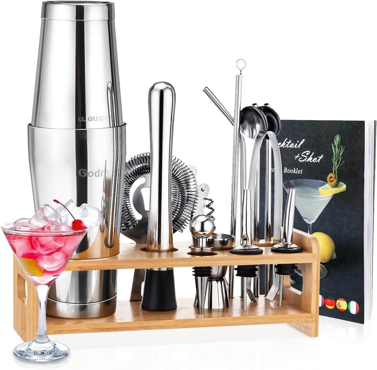 Test Set Shaker Godmorn : l'essentiel pour Barman en 16 pièces
