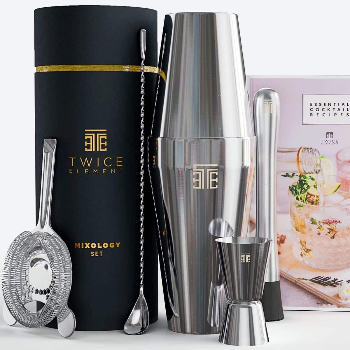 Test Twice Element : un Shaker à Cocktail Complet pour Mixologistes en Herbe