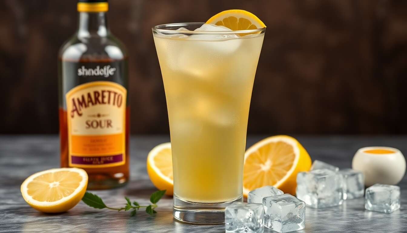 Recette de l'Amaretto Sour : cocktail italien incontournable