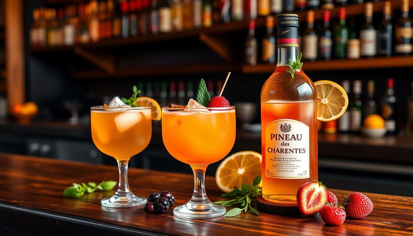 Recettes de cocktails au Pineau des Charentes : découvrez nos idées savoureuses