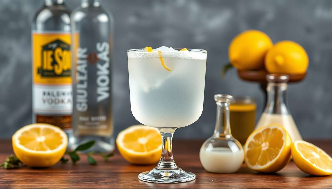 Recette Vodka Sour : cocktail Simple et Rafraîchissant