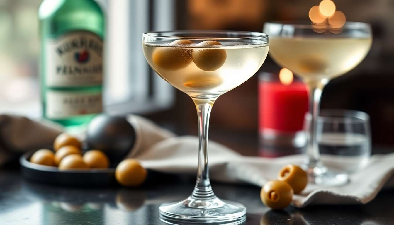 Recette authentique du Dry Martini : le cocktail classique