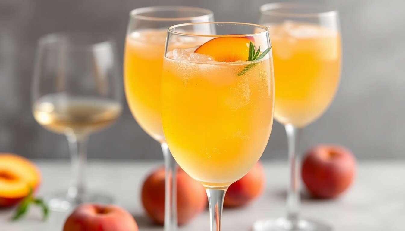 Cocktail Bellini : recette du Spritz à la pêche
