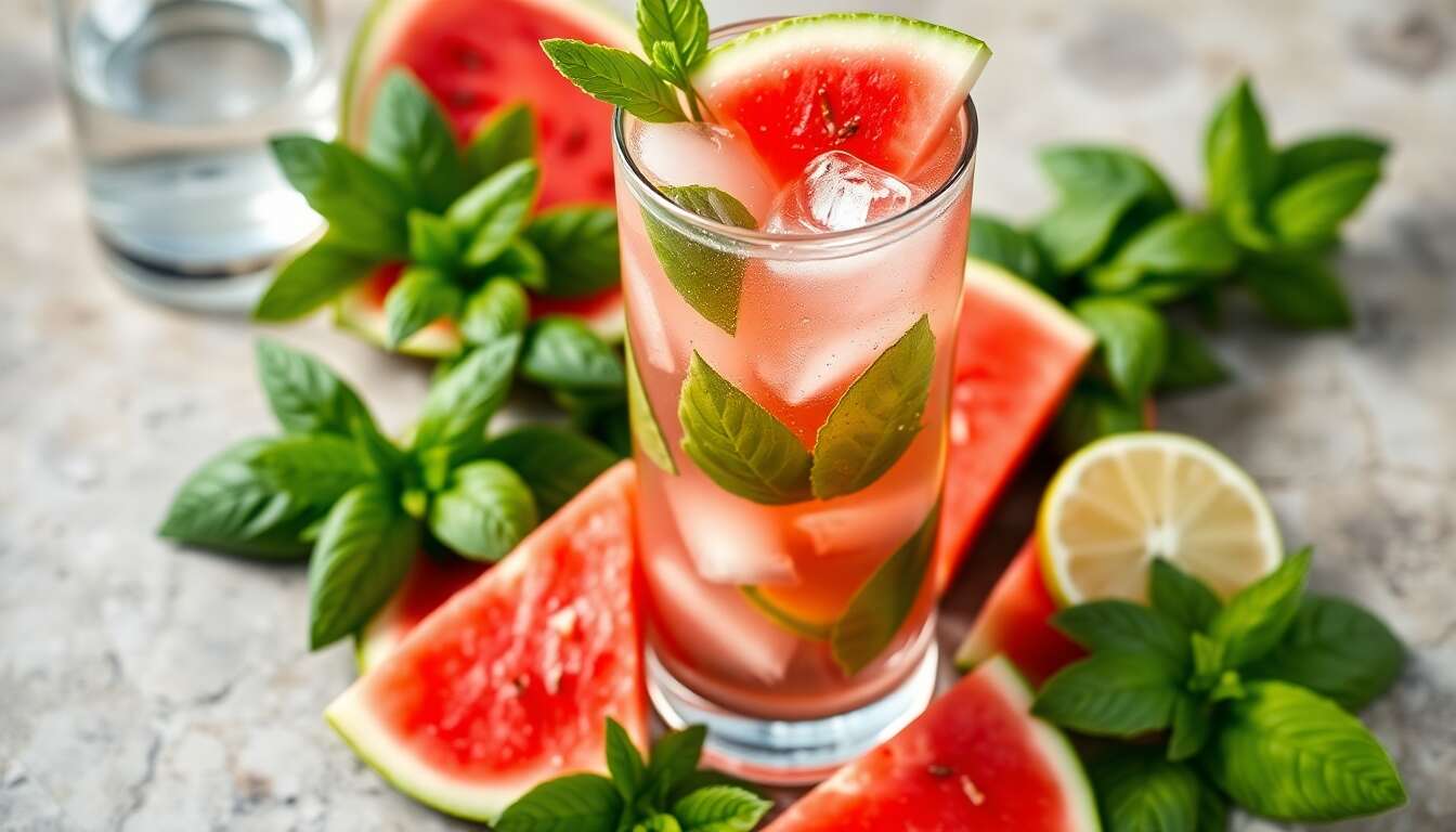 Mojito pastèque basilic : ode à l'été