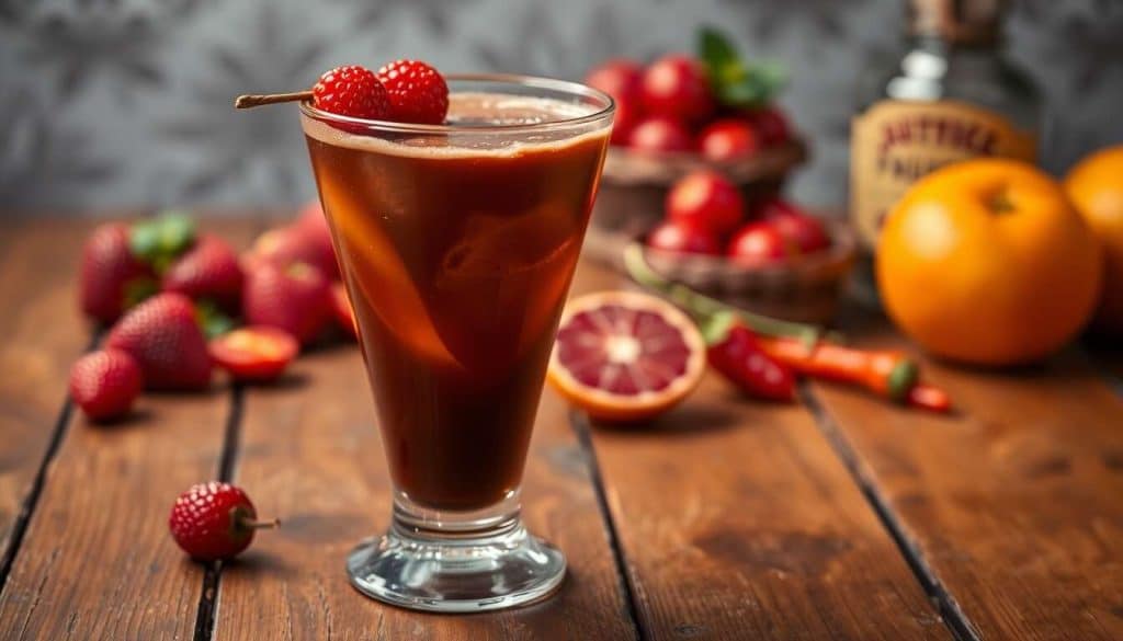 Cocktail fruité au chocolat et tequila pimentée : une découverte sensorielle