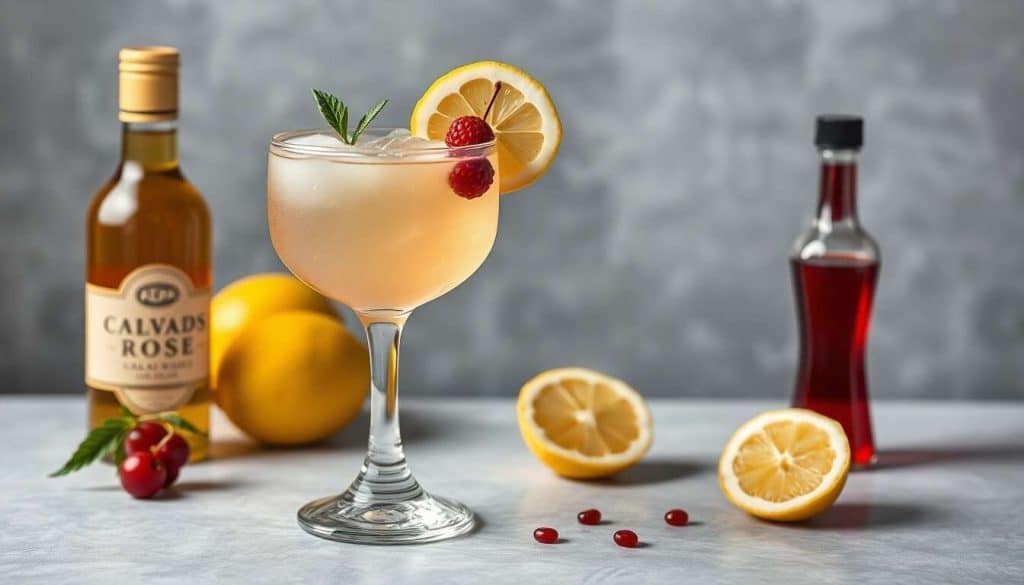Recette du cocktail Jack Rose au Calvados