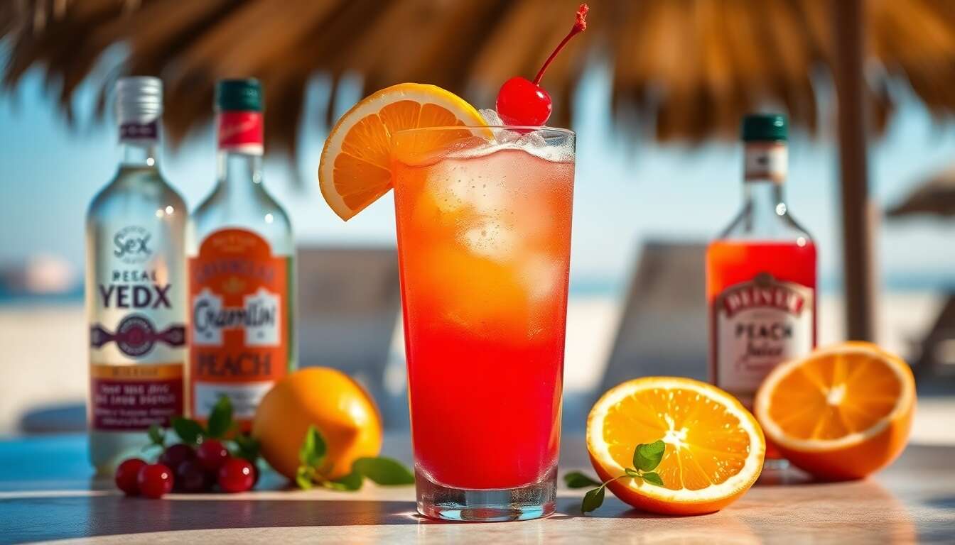Recette du cocktail Sex on the Beach : ingrédients et préparation