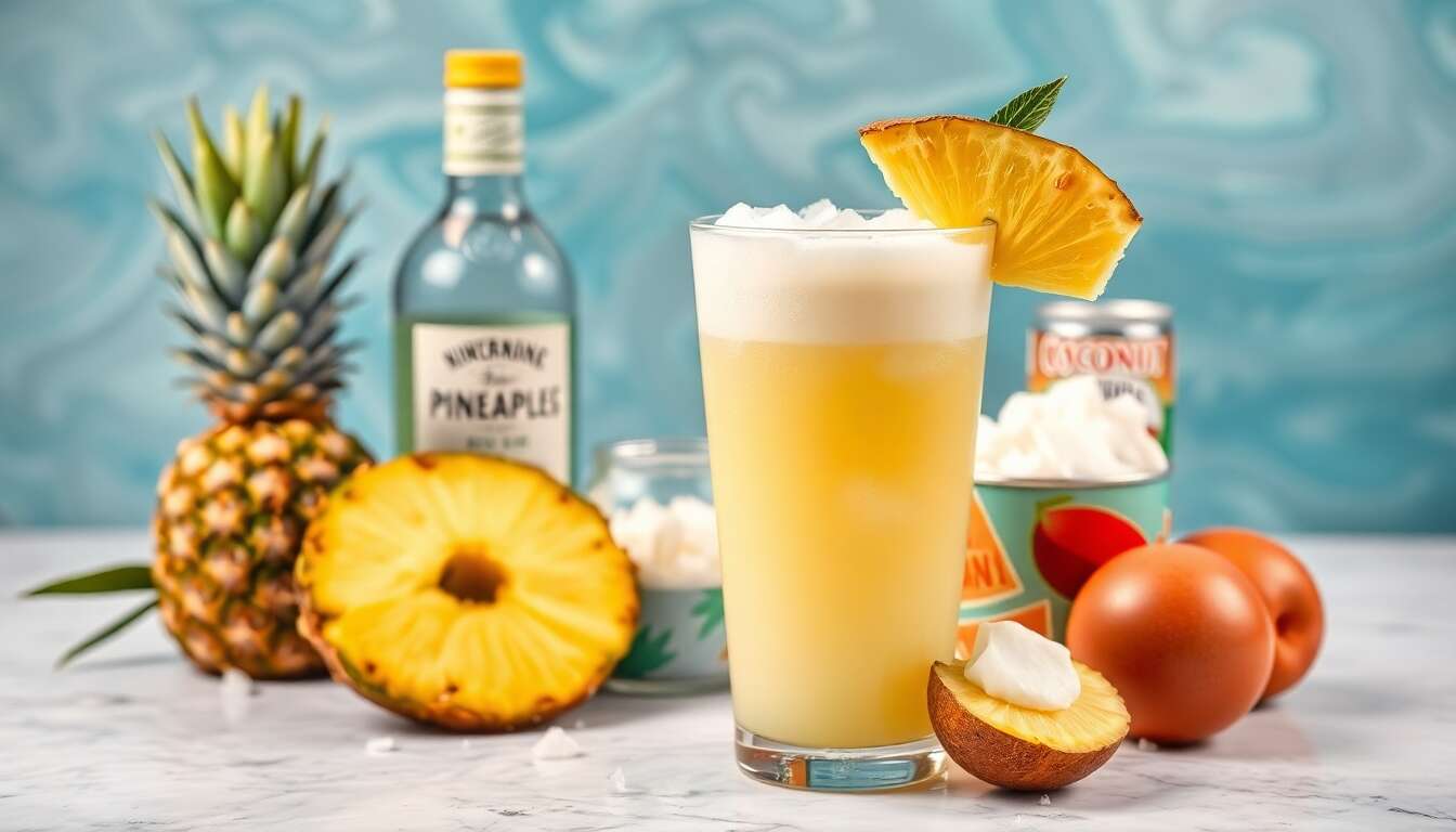 Recette authentique de la Piña Colada : cocktail tropical à découvrir