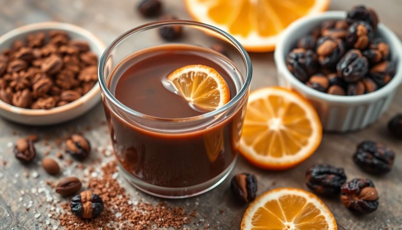 Recette : sirop de cacao aux raisins secs toastés