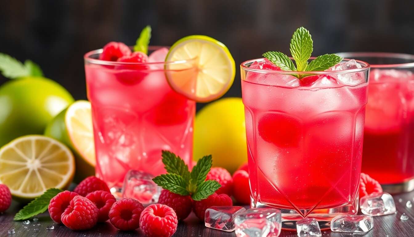 Cocktail framboise sucré : recette gourmande à découvrir
