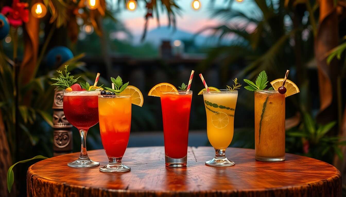Les 4 meilleurs cocktails Tiki à découvrir