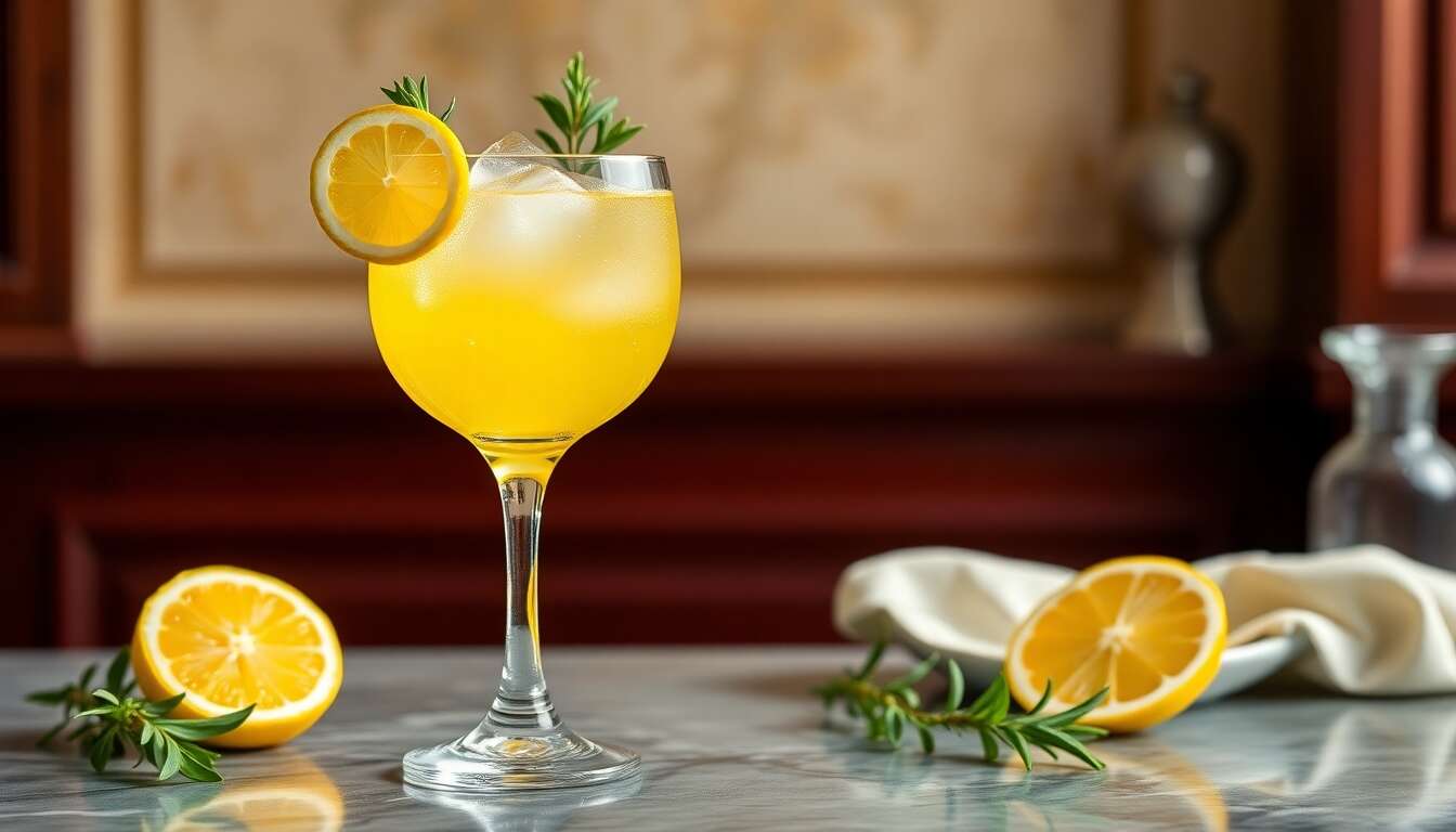 Recette de Cocktail : limoncello Twist