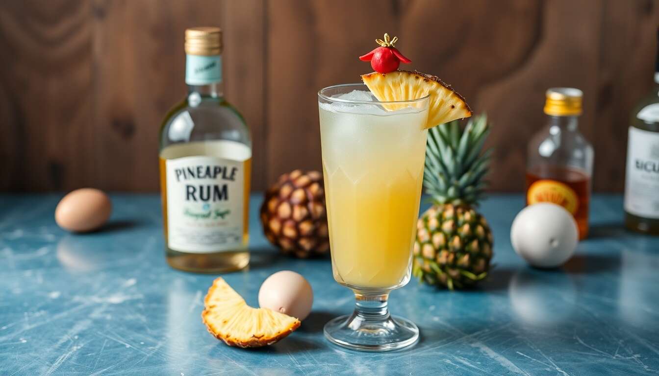 Cocktail Pineapple Express : recette exotique à l'ananas