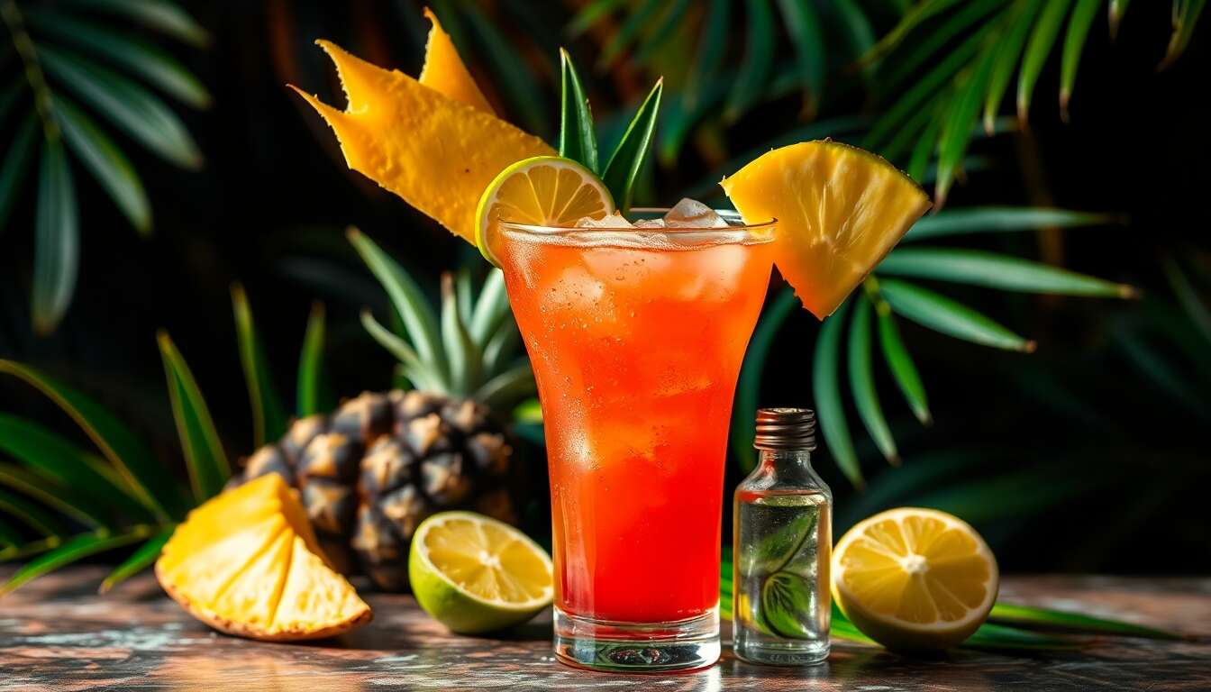 Cocktail Jungle Bird : recette exotique et rafraîchissante