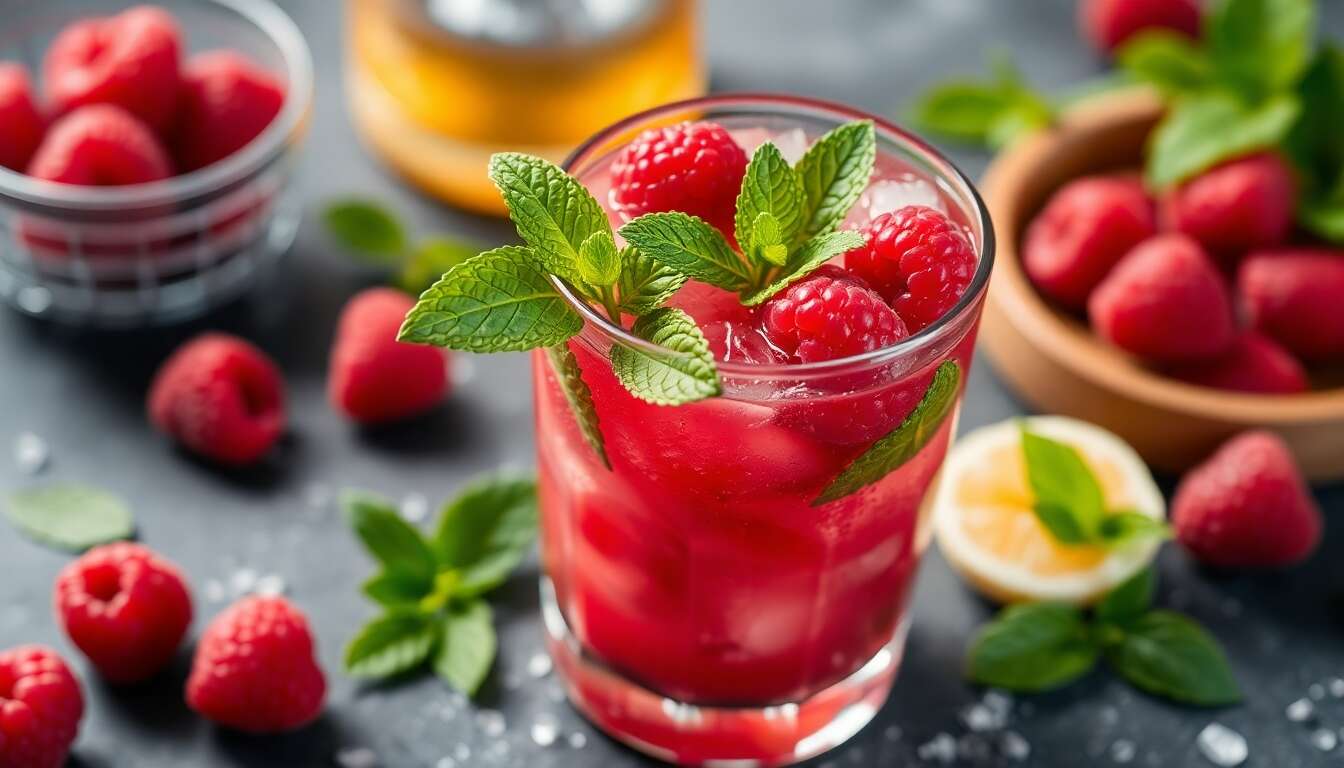 Mojito Framboise : recette Rafraîchissante