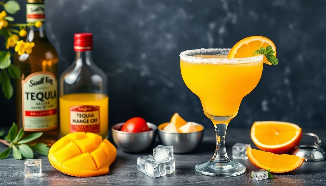 Recette de Margarita à la Mangue : un Cocktail Exotique