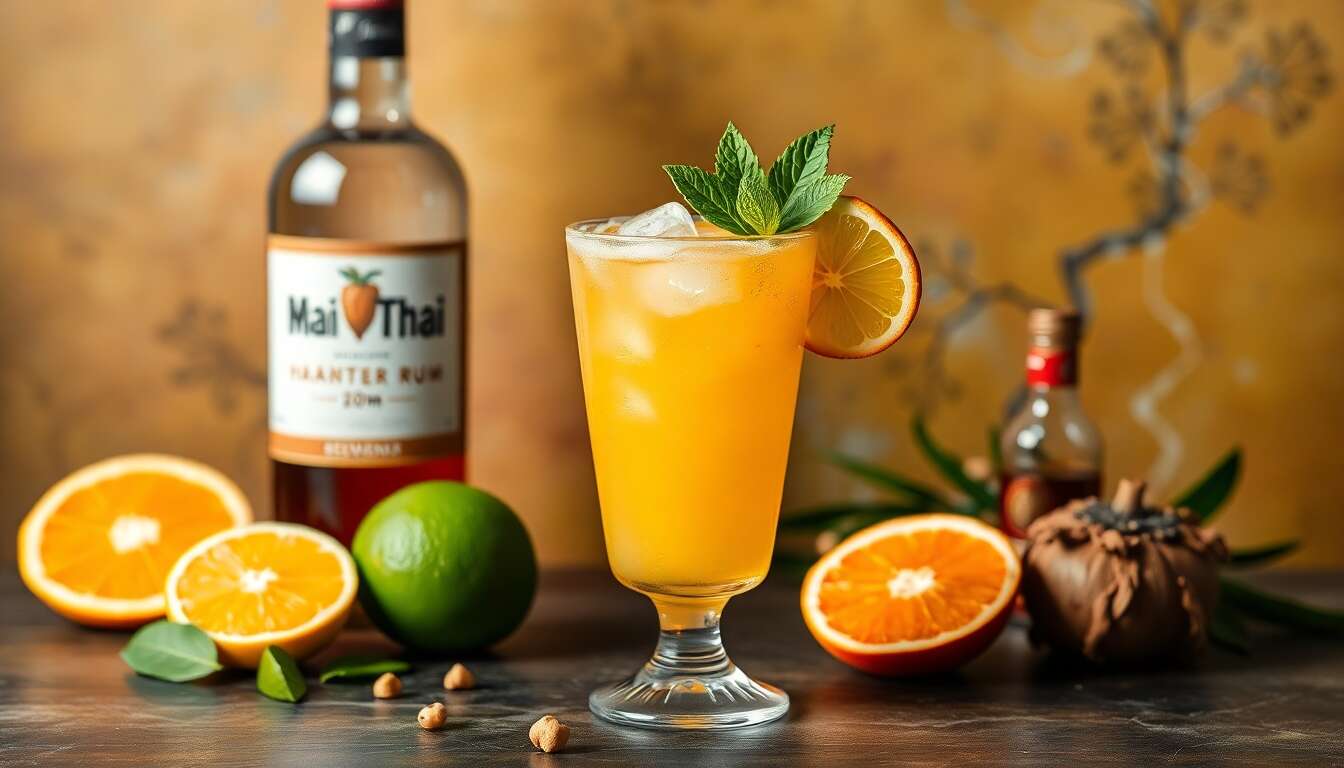 Recette du Maï Thaï vendéen : un cocktail exotique