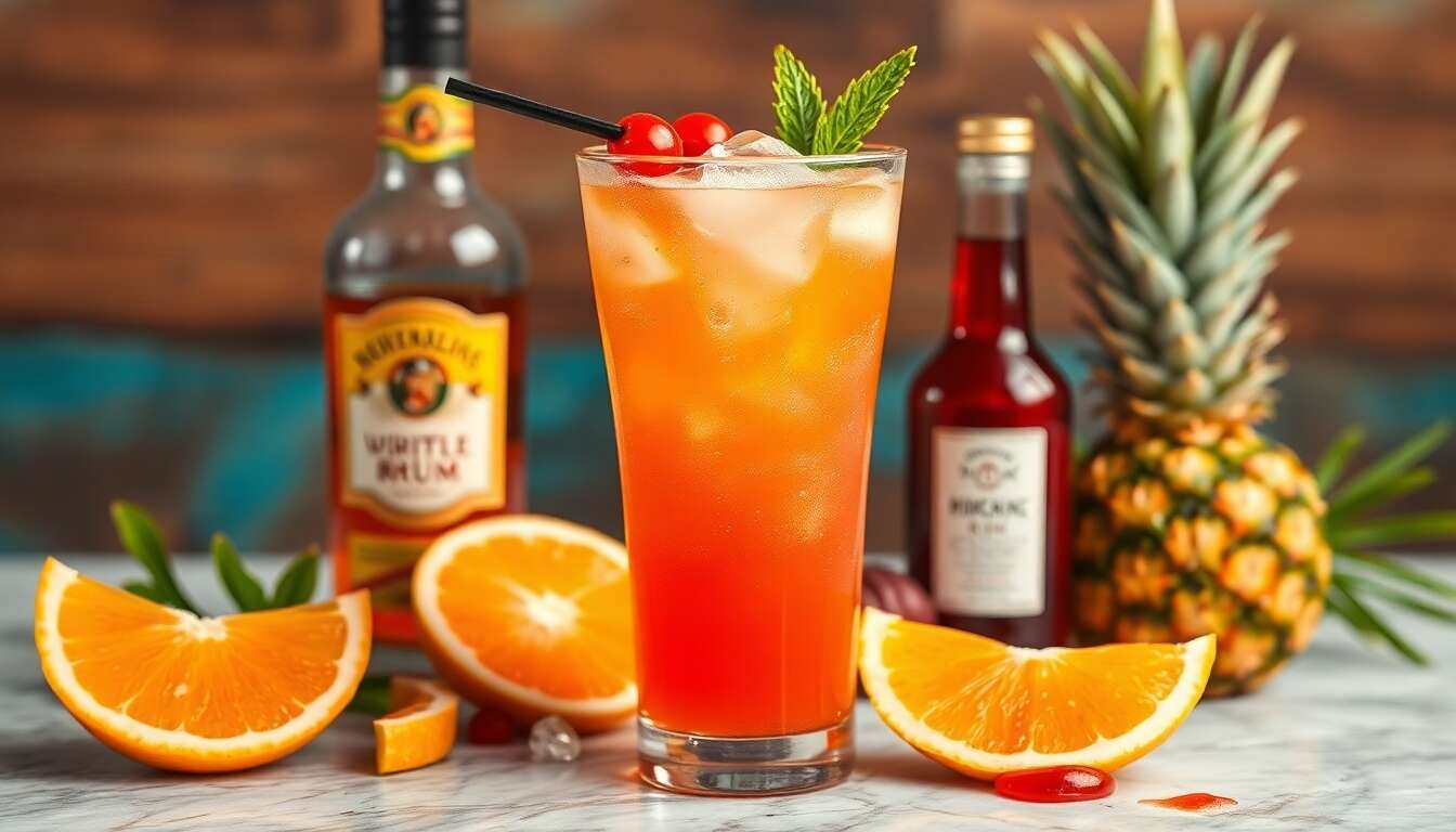 Cocktail Hurricane : recette exotique et rafraîchissante