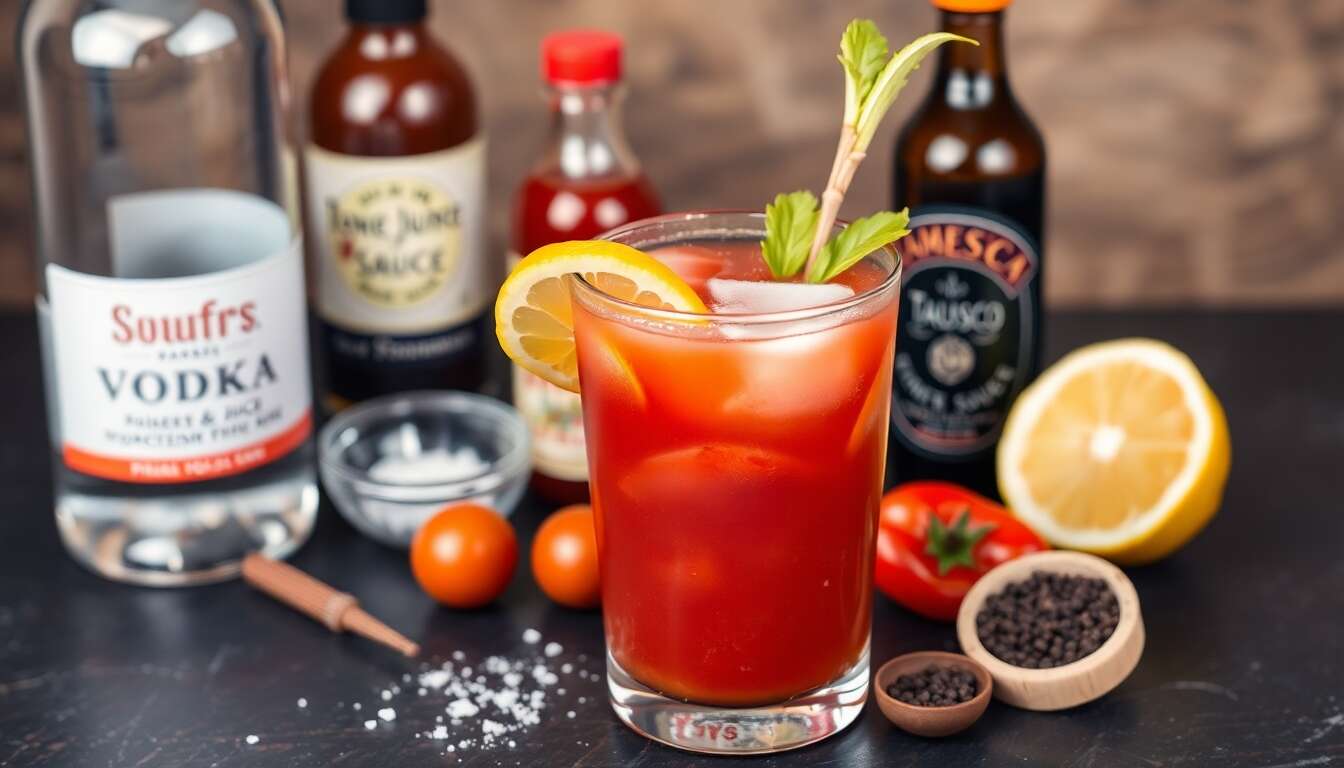 Recette Bloody Mary : cocktail épicé maison