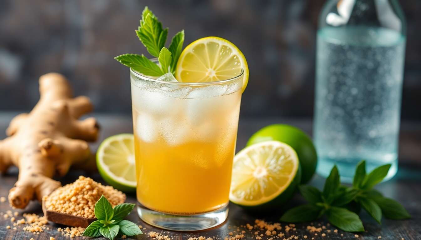 Recette du Cocktail Ginger Beer : rafraîchissant et Pétillant