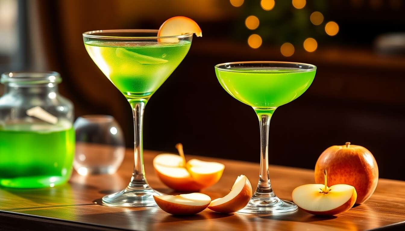 Recette facile de l'Apple Martini maison