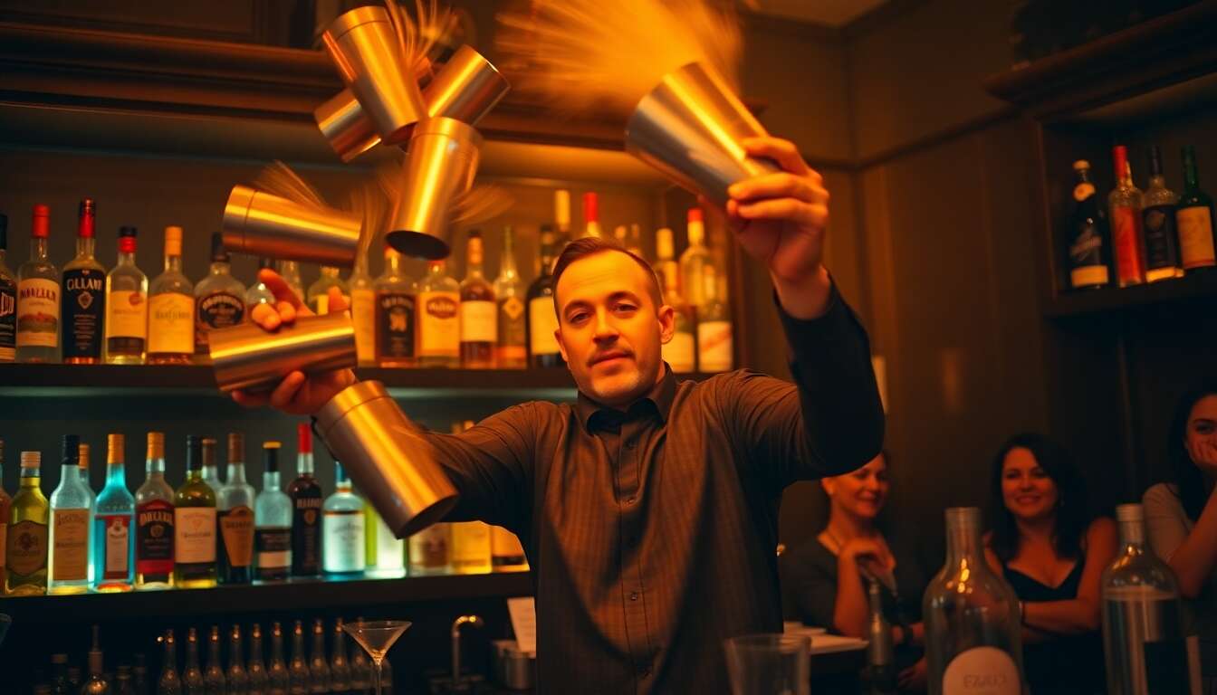 Flair bartending : l'art spectaculaire des cocktails