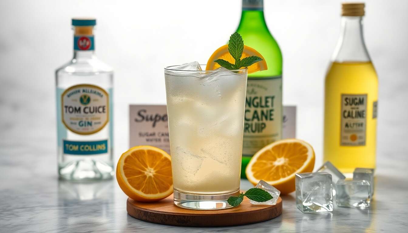 Recette du Cocktail Tom Collins : rafraîchissant et Facile à Préparer