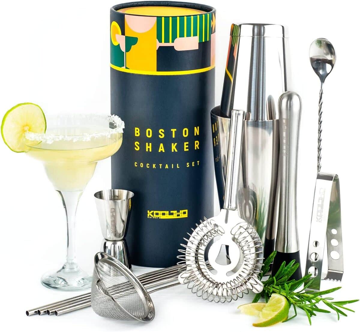 Test : kit barman shaker Boston INOX pro complet