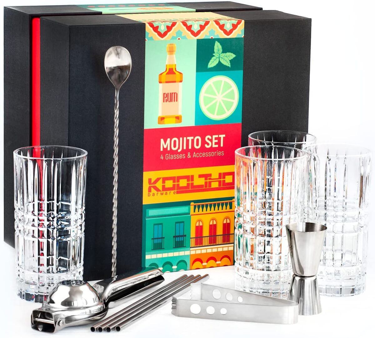 Avis sur le kit mojito complet : coffret cocktail inox
