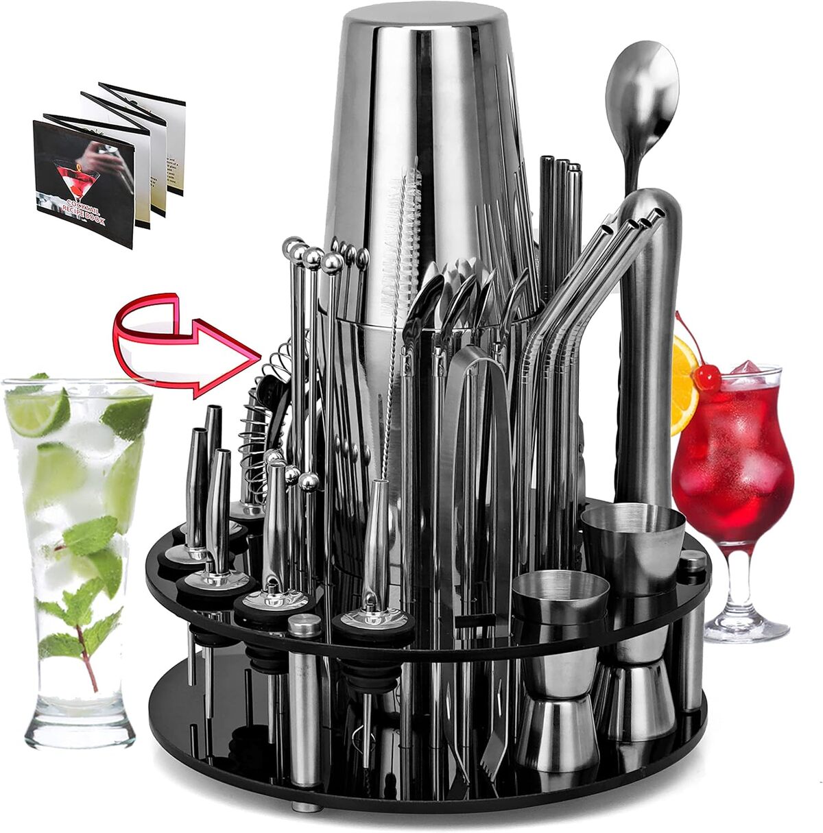 Test : cKductpro shaker à cocktail 41 pièces