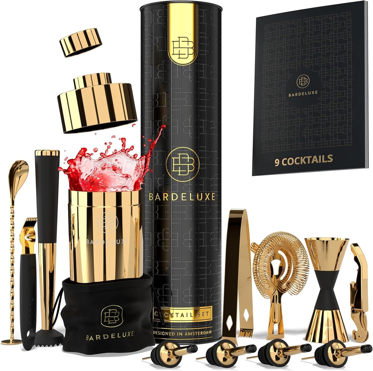 Test du kit cocktail BarDeluxe® : 12 pièces en acier inoxydable pour devenir un pro