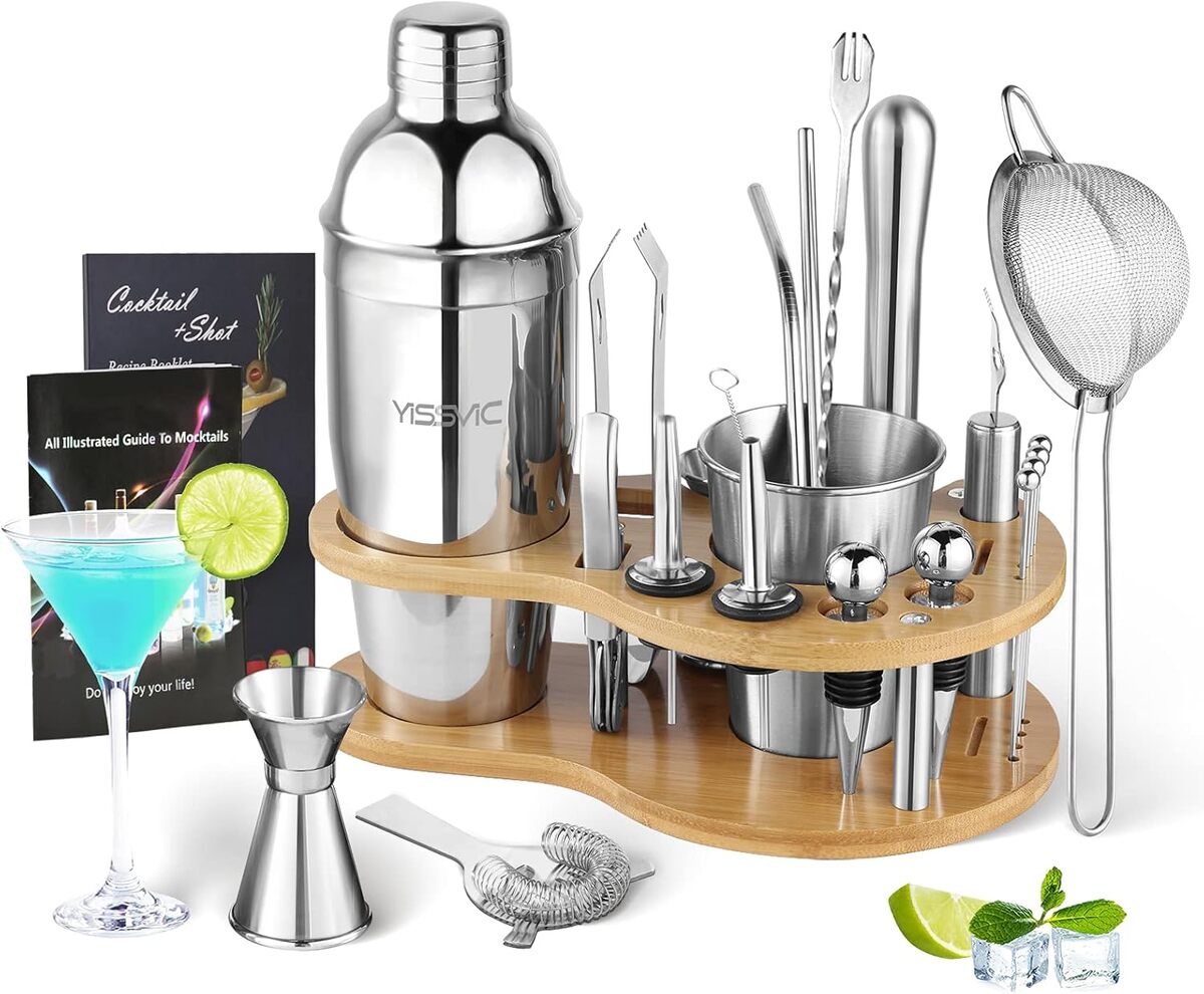 Test du shaker à cocktail Yissvic 750ml : kit barman professionnel