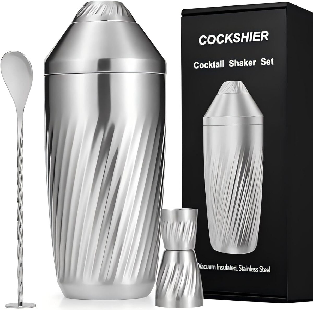 Test : shaker à cocktail innovant COCKSHIER 800 ml en acier inoxydable