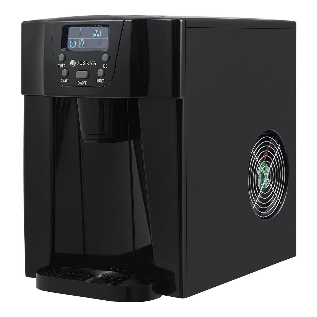 Test de la machine à glaçons Juskys PIM200L : performance 2-en-1 jusqu'à 12 kg/jour