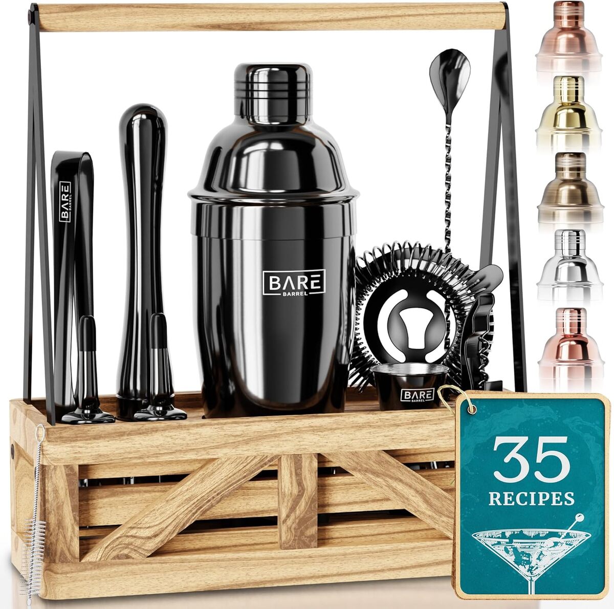 Test du coffret cocktail Mixology BARE BARREL® : créez vos martinis comme un pro