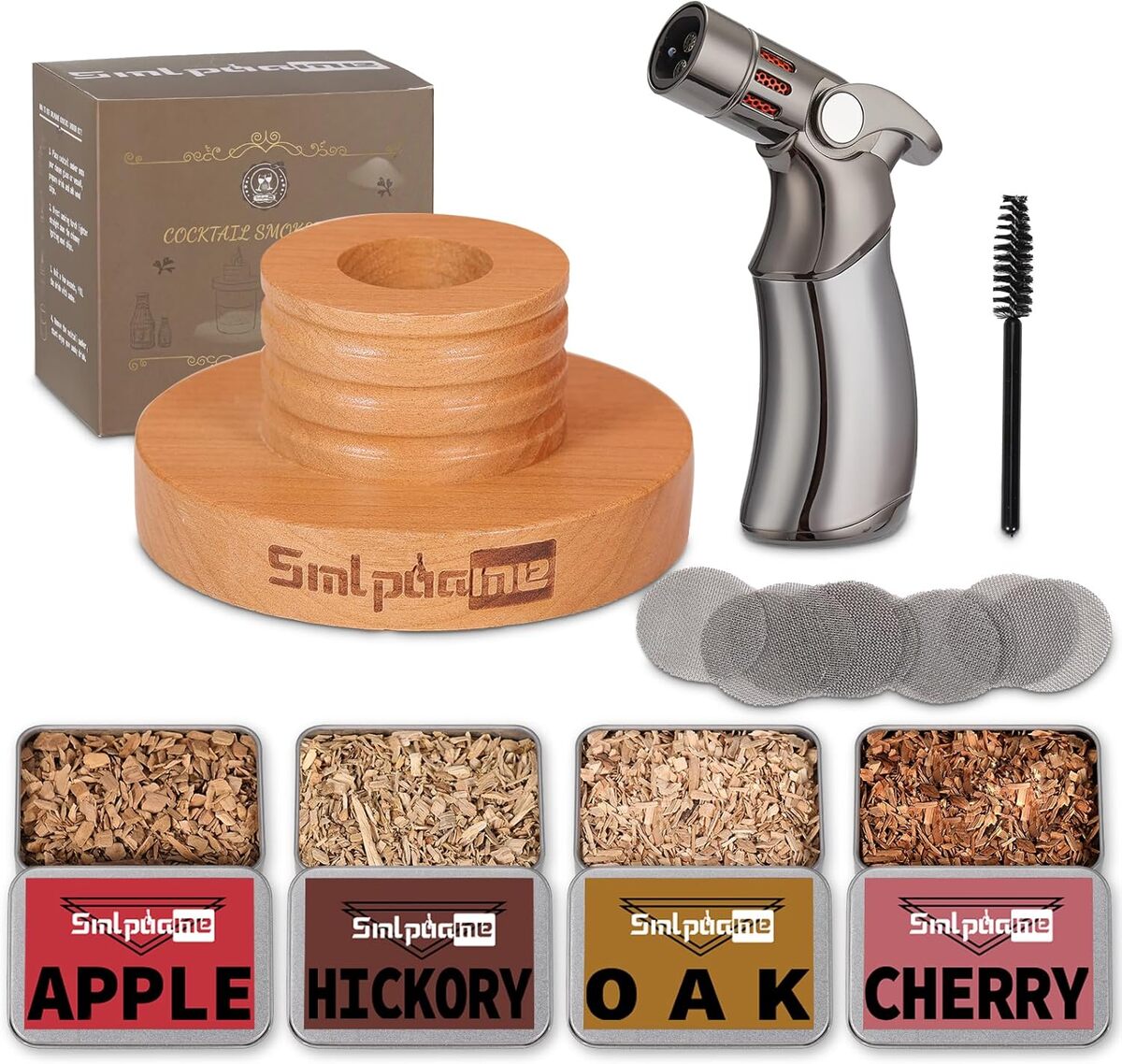 Test : kit de fumeur de cocktail avec torche et copeaux de bois