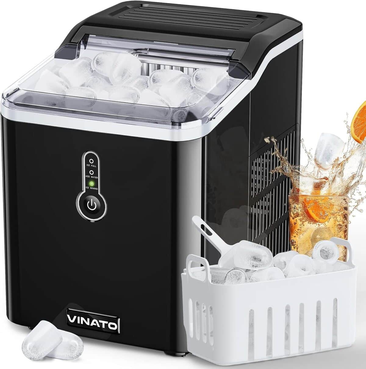 Test : machine à glaçons Vinato, production rapide et silencieuse