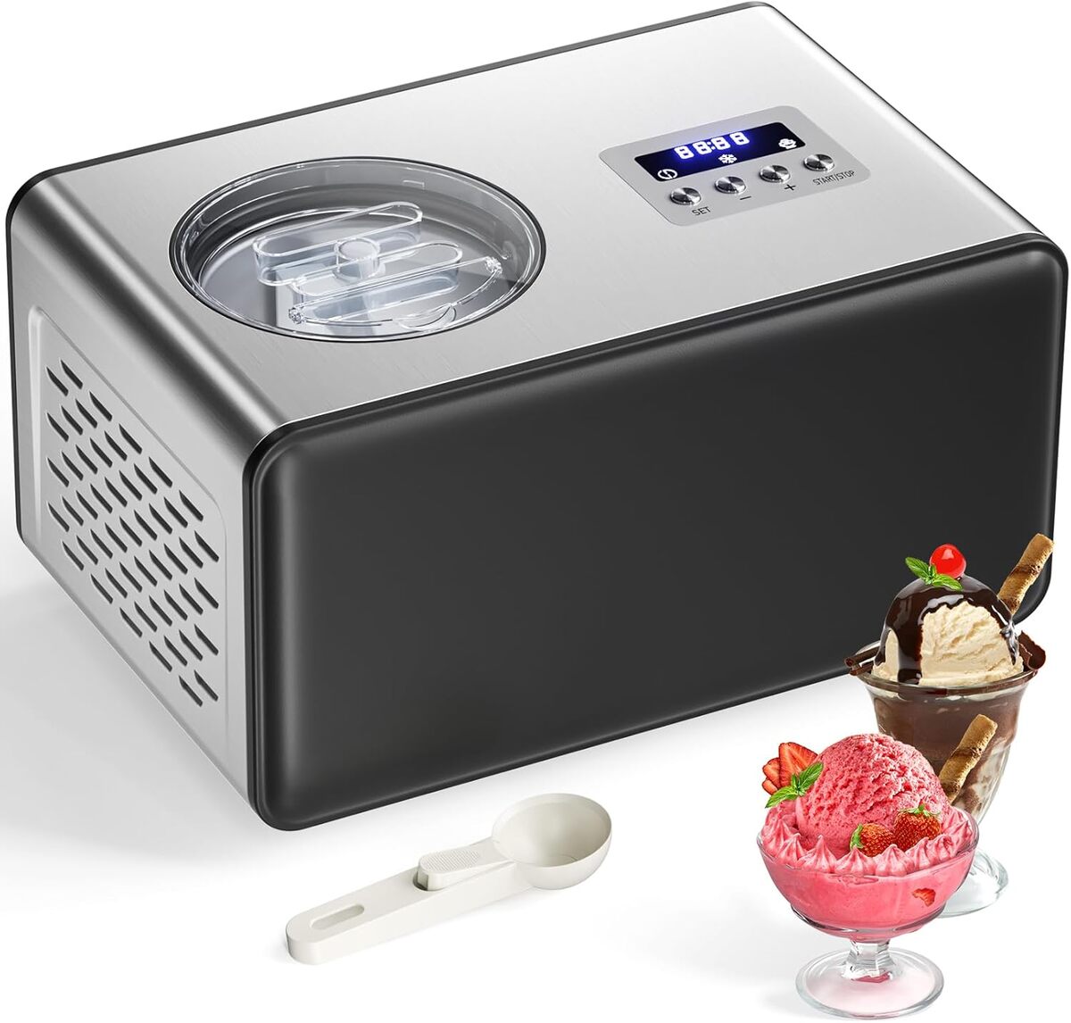 Test de la sorbetière à compresseur 2L : glaces maison parfaites
