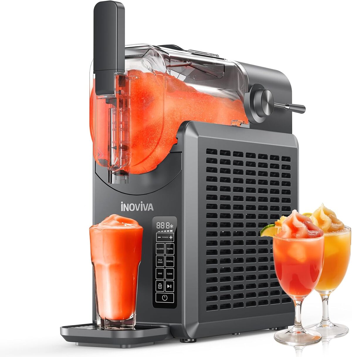 Test : machine à slush INOVIVA 2L avec autonettoyage et 5 programmes