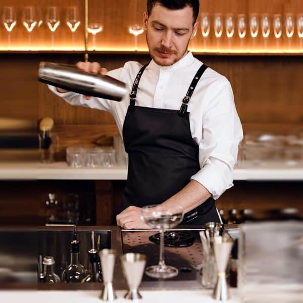 Boston Shaker Kit de 12 shaker à cocktail avec passoire, shaker à martini en étain avec alcool mixte de 532 ml et 800 ml Outil de bar professionnel en acier inoxydable 304 pour débutant