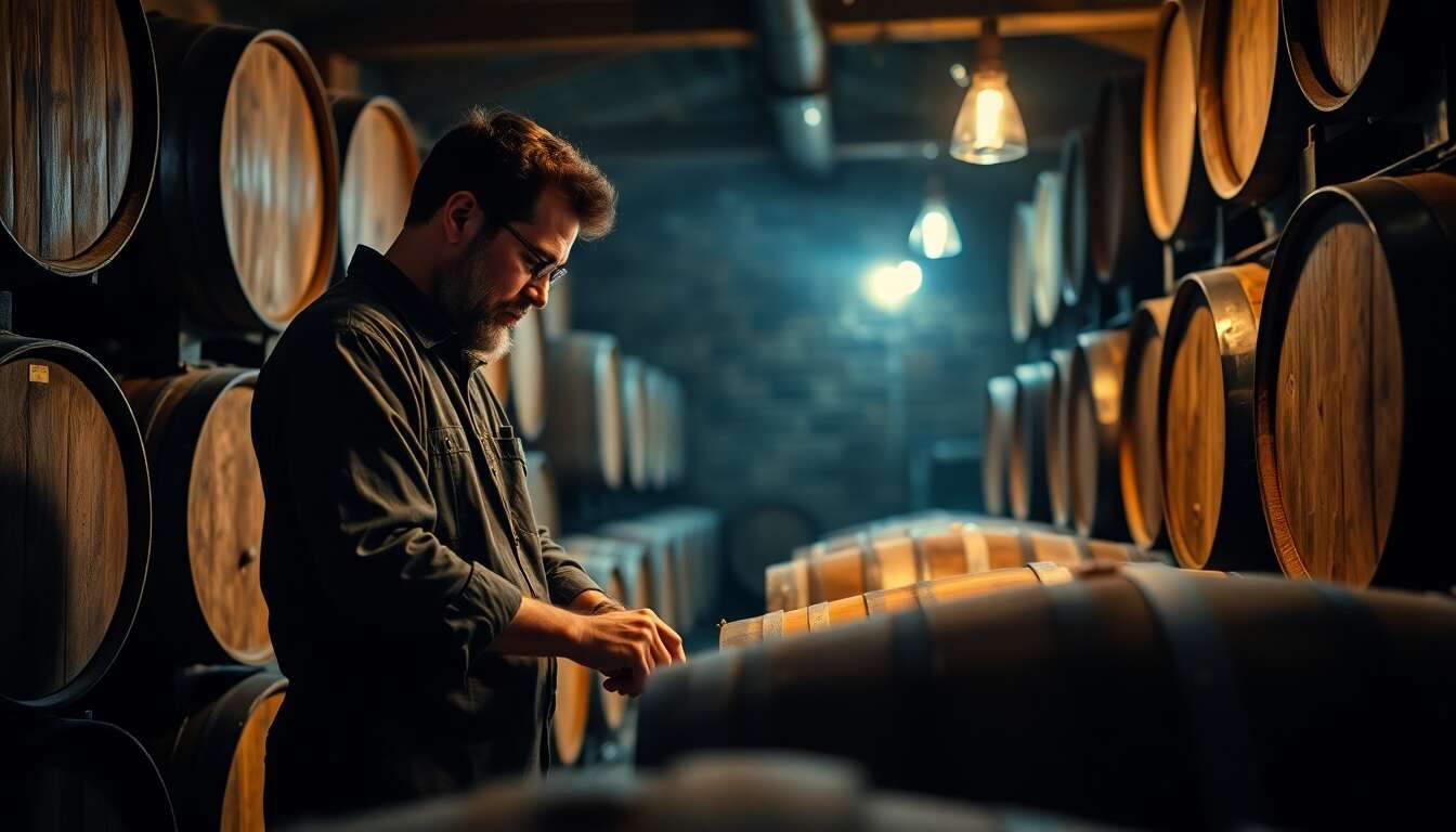 L'affinage et l'&eacute;quilibre final : l'harmonie des saveurs