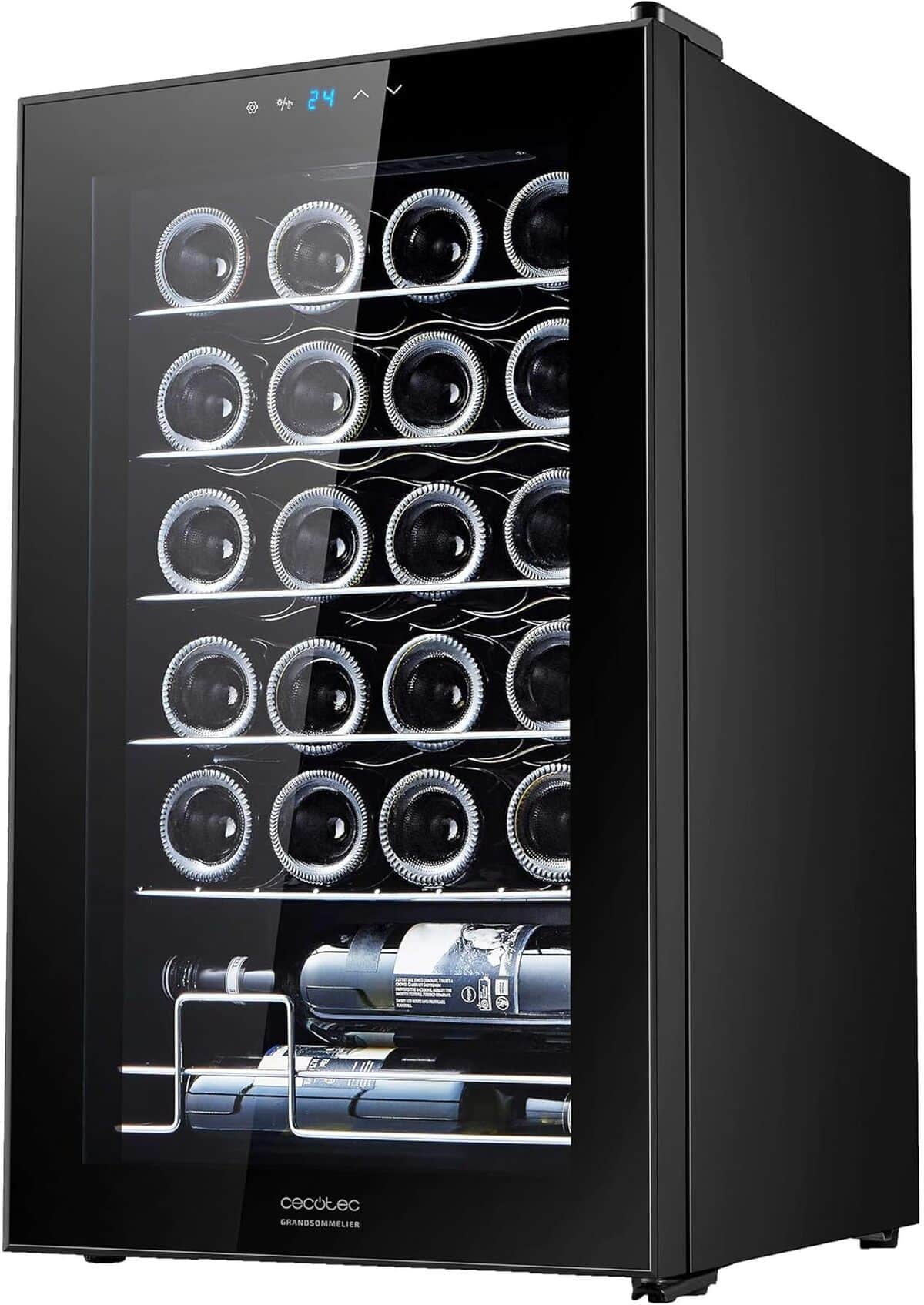Test de la cave à vin Cecotec Bolero GrandSommelier 2450