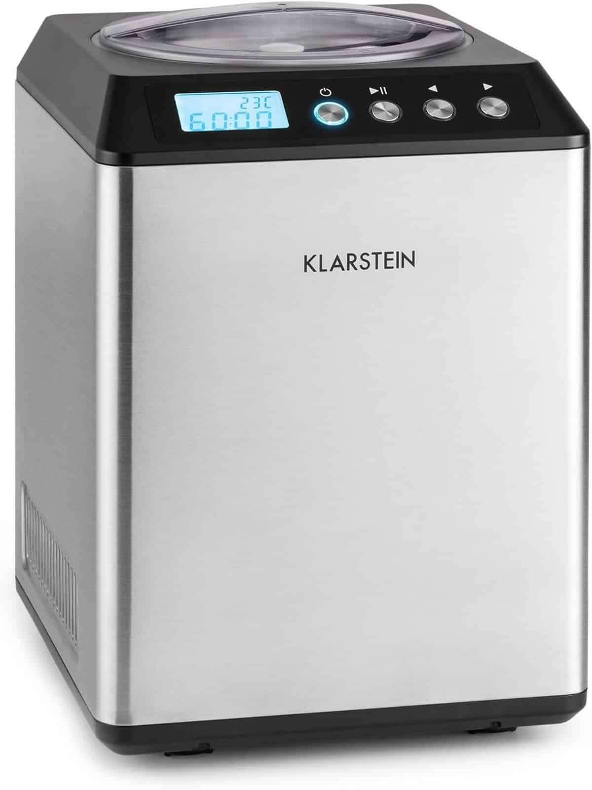 Test de la machine à crème glacée Klarstein Vanilla Sky, prête en 10 min